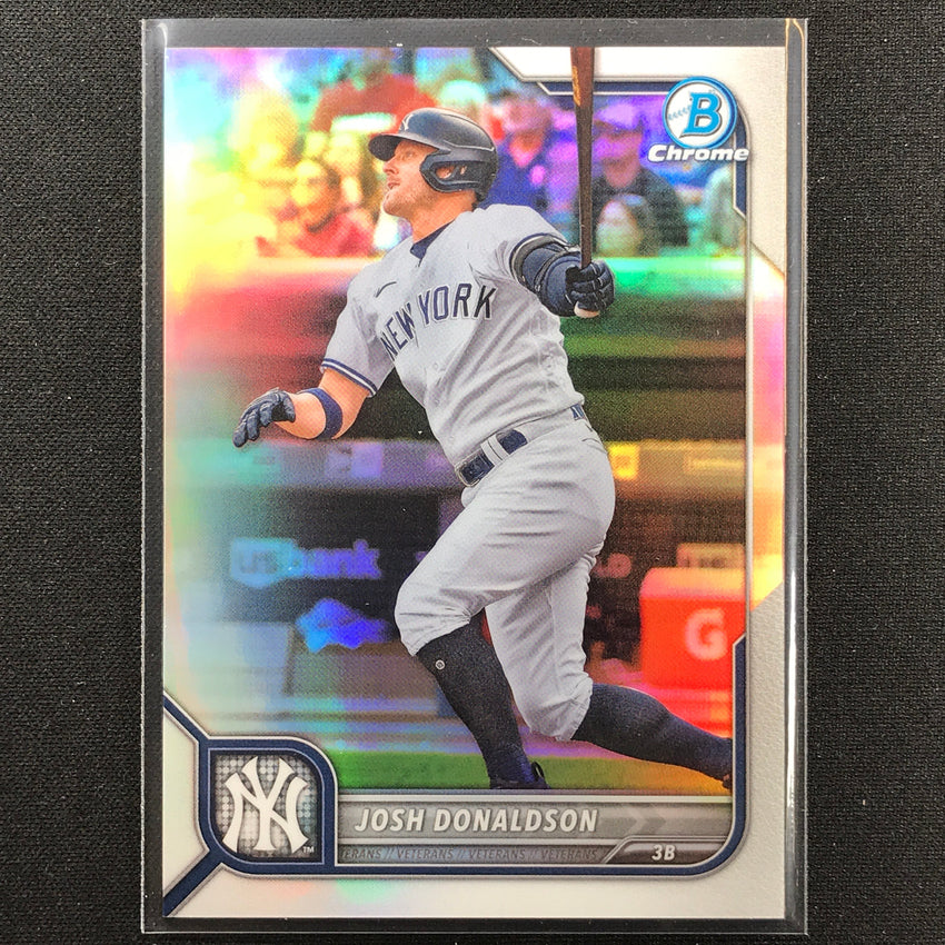 2022 Bowman Chrome Josh Donaldson Base Refractor /499