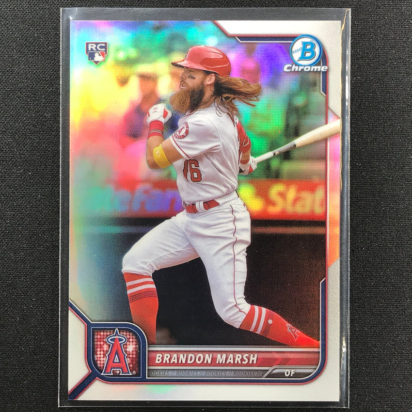 2022 Bowman Chrome Brandon Marsh Rookie Base Refractor /499