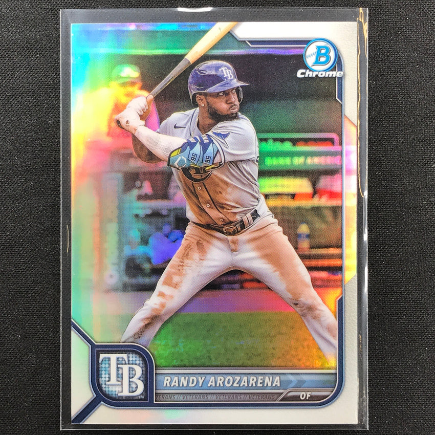 2022 Bowman Chrome Randy Arozarena Base Refractor /499
