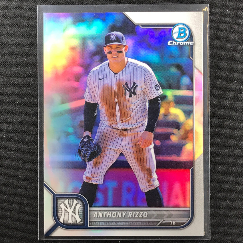 2022 Bowman Chrome Anthony Rizzo Base Refractor /499