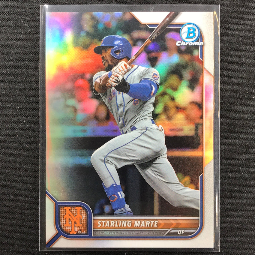 2022 Bowman Chrome Starling Marte Base Refractor /499