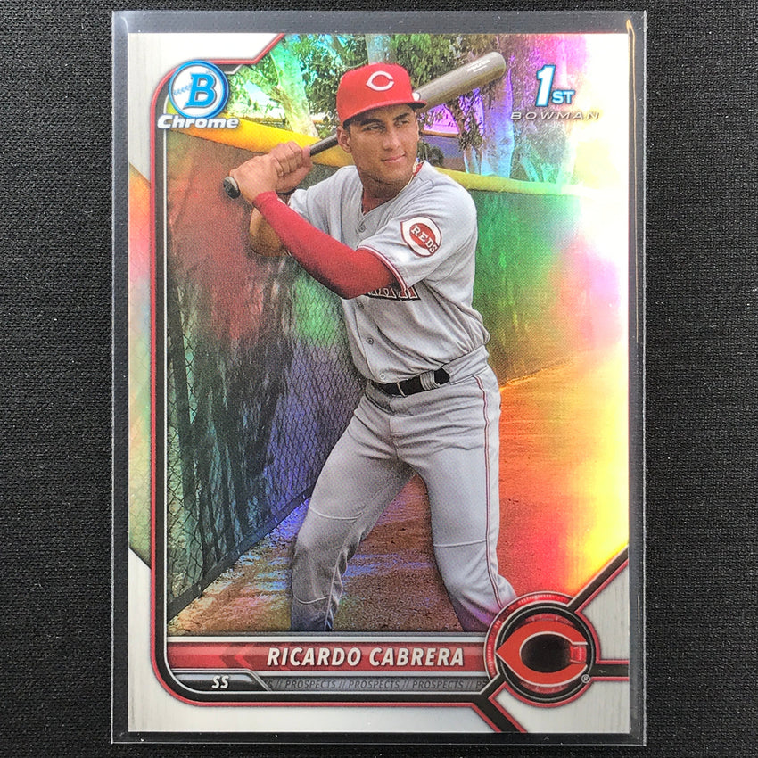 2022 Bowman Chrome Ricardo Cabrera 1st Bowman Prospect Base Refractor /499