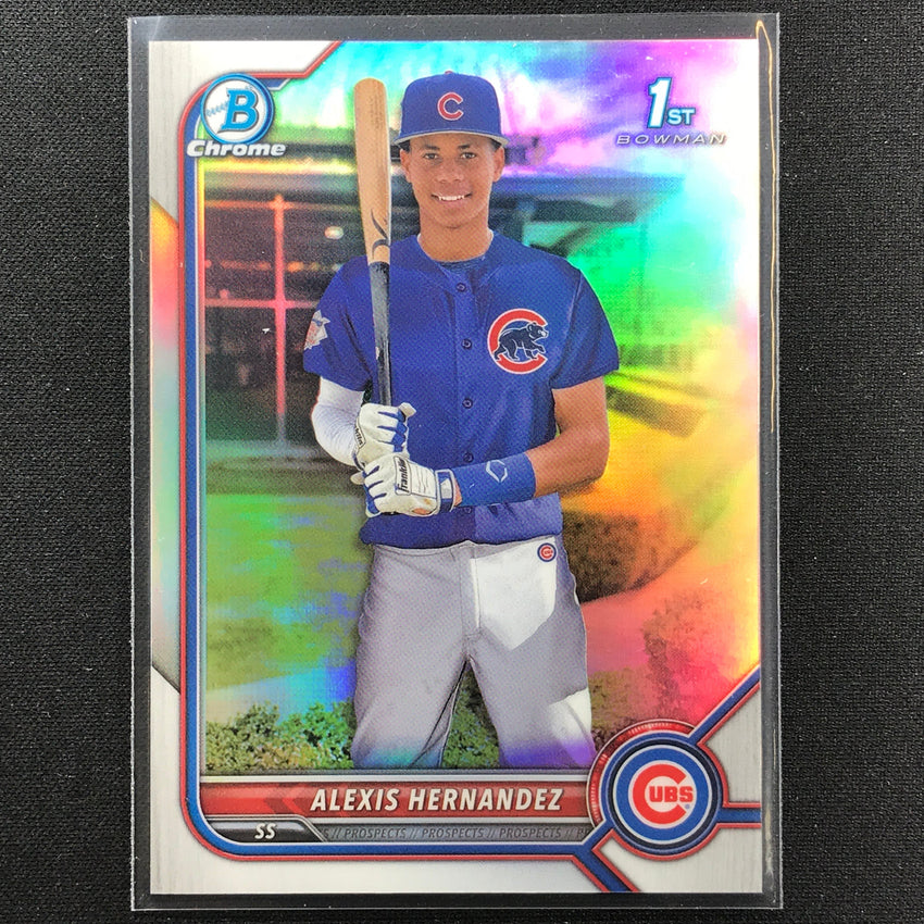 2022 Bowman Chrome Alexis Hernandez 1st Bowman Prospect Base Refractor /499