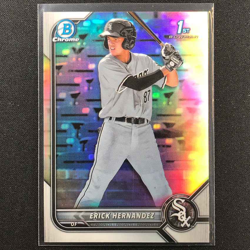 2022 Bowman Chrome Erick Hernandez 1st Bowman Prospect Base Refractor /499