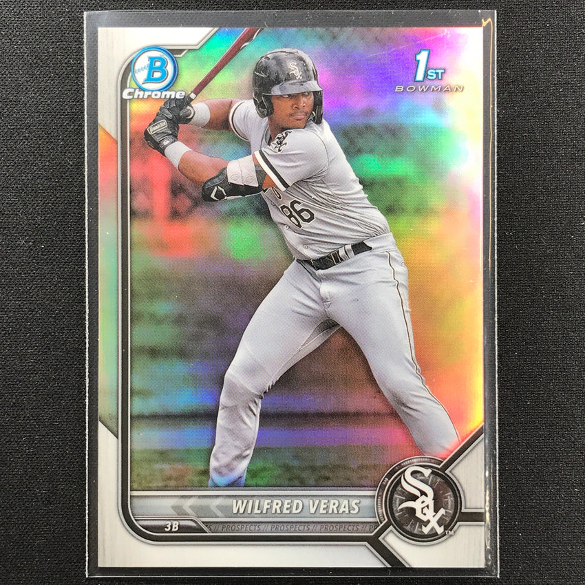 2022 Bowman Chrome Wilfred Veras 1st Bowman Prospect Base Refractor /499