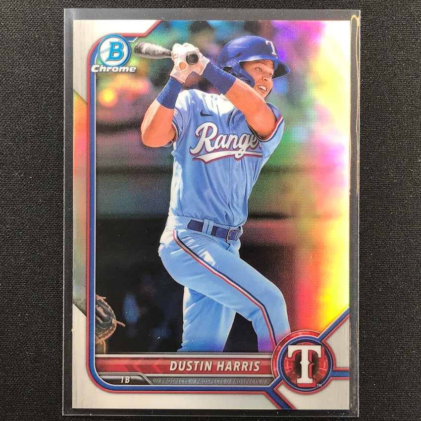 2022 Bowman Chrome Dustin Harris Bowman Prospect Base Refractor /499