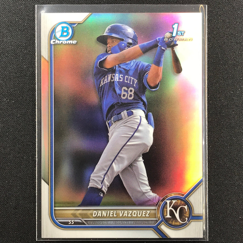 2022 Bowman Chrome Daniel Vazquez 1st Bowman Prospect Base Refractor /499