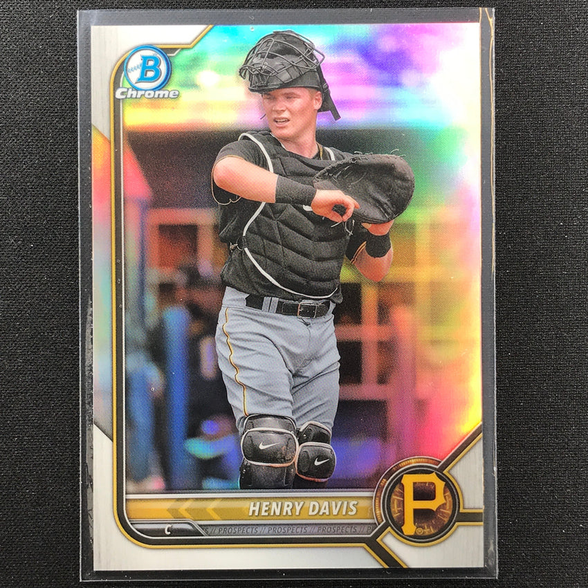 2022 Bowman Chrome Henry Davis Bowman Prospect Base Refractor /499