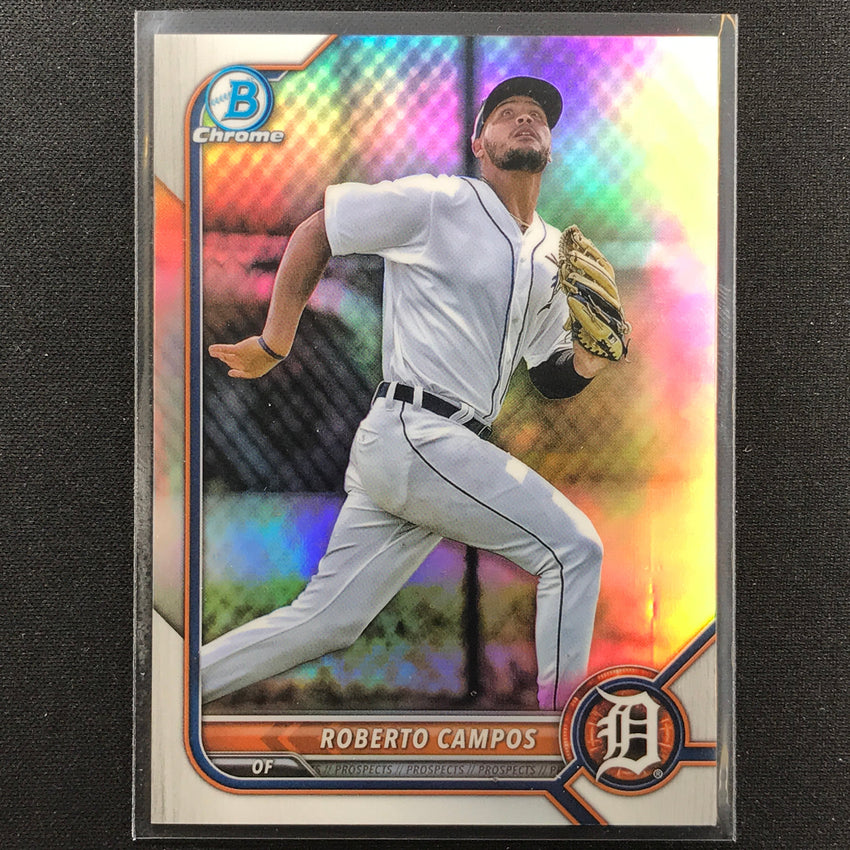 2022 Bowman Chrome Roberto Campos Bowman Prospect Base Refractor /499