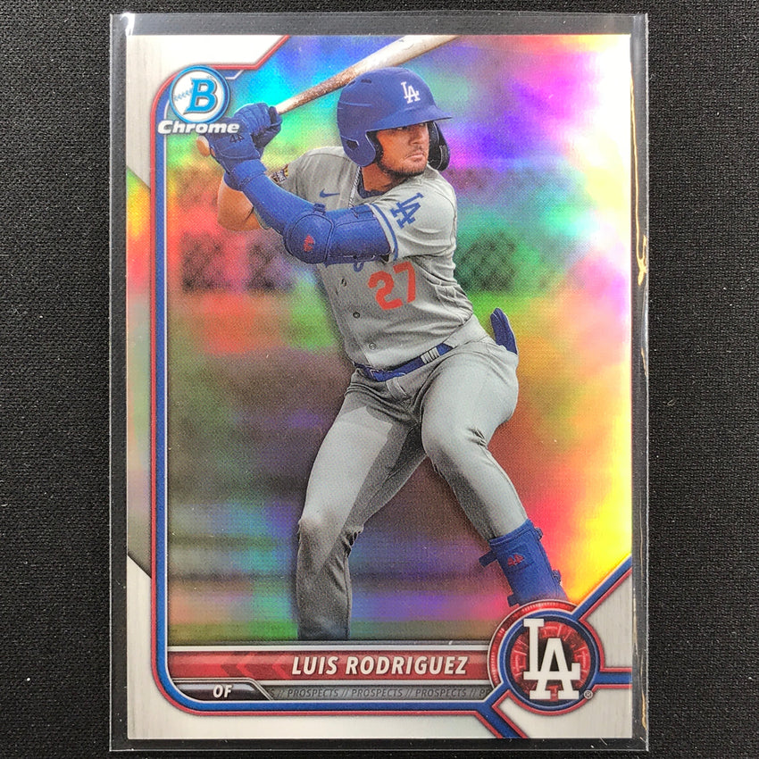 2022 Bowman Chrome Luis Rodriguez Bowman Prospect Base Refractor /499