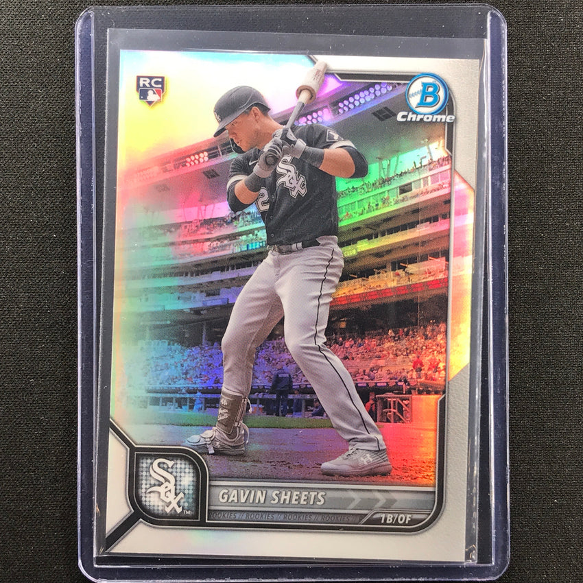 2022 Bowman Chrome GAVIN SHEETS Rookie SP Image Variation Refractor #50