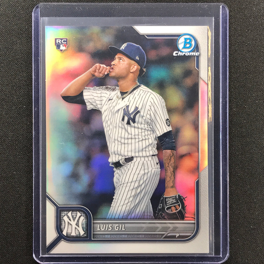 2022 Bowman Chrome Luis Gil Rookie Sp Image Variation Refractor No 78
