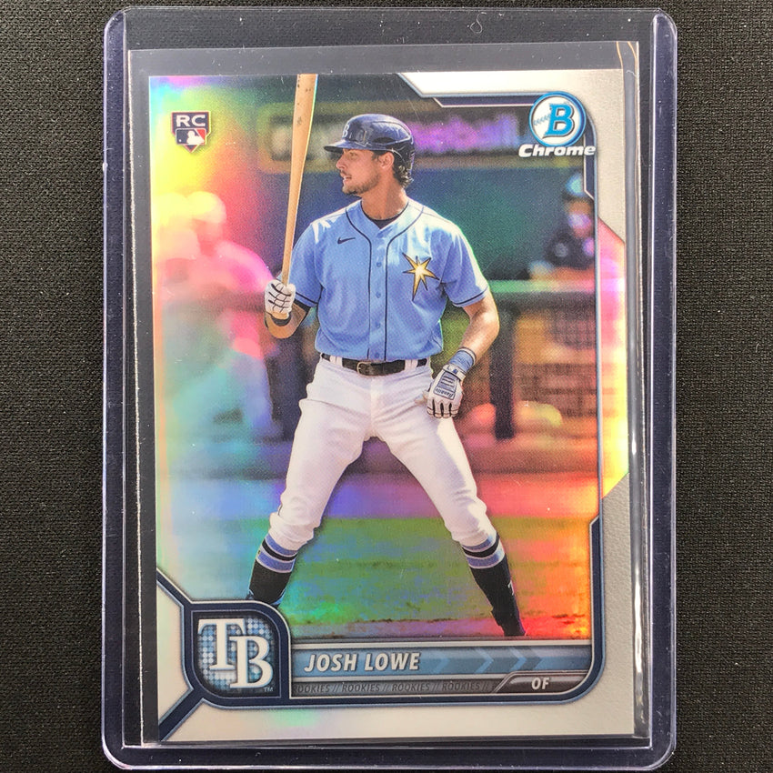 2022 Bowman Chrome Josh Lowe Rookie Sp Image Variation Refractor No 87 A