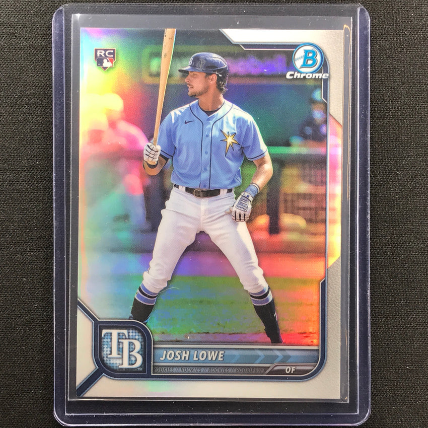 2022 Bowman Chrome Josh Lowe Rookie Sp Image Variation Refractor No 87 B