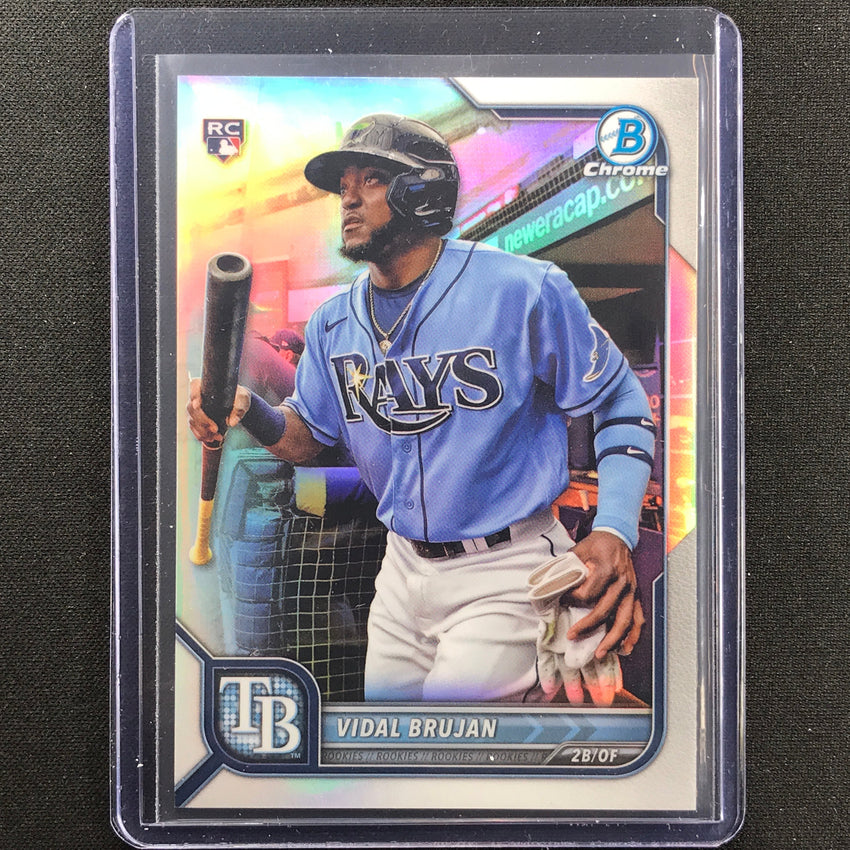 2022 Bowman Chrome Vidal Brujan Rookie Sp Image Variation Refractor No 89