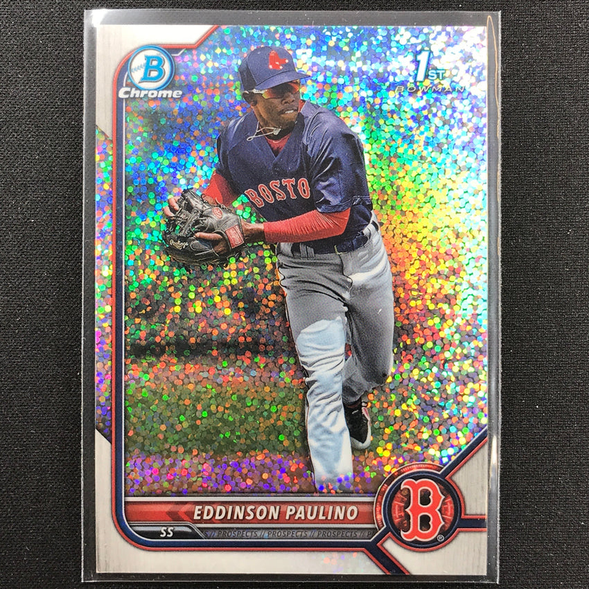 2022 Bowman Chrome Eddinson Paulino 1st Bowman Prospect Speckle Refractor /299