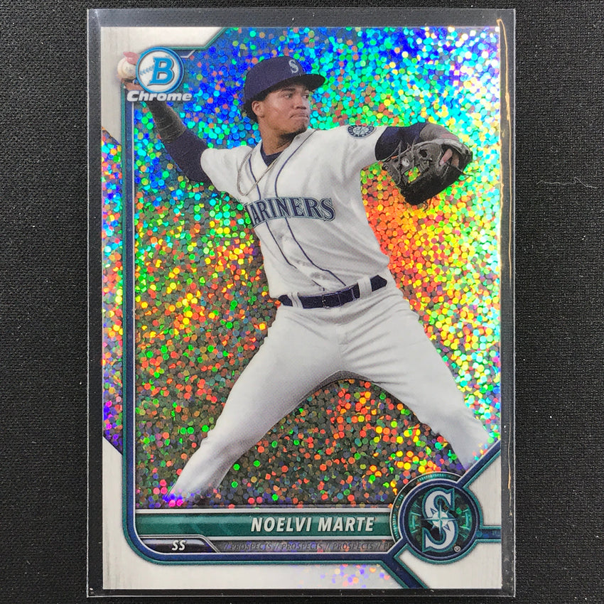 2022 Bowman Chrome Noelvi Marte Bowman Prospect Speckle Refractor /299