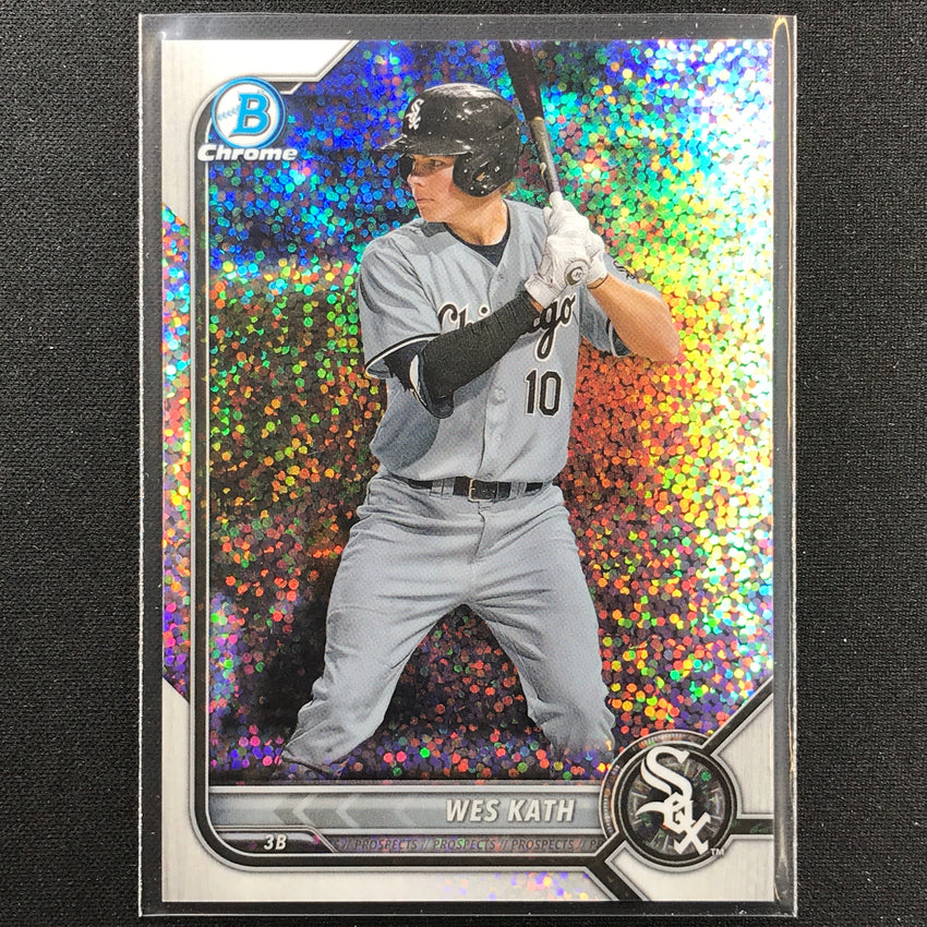 2022 Bowman Chrome Wes Kath Bowman Prospect Speckle Refractor /299