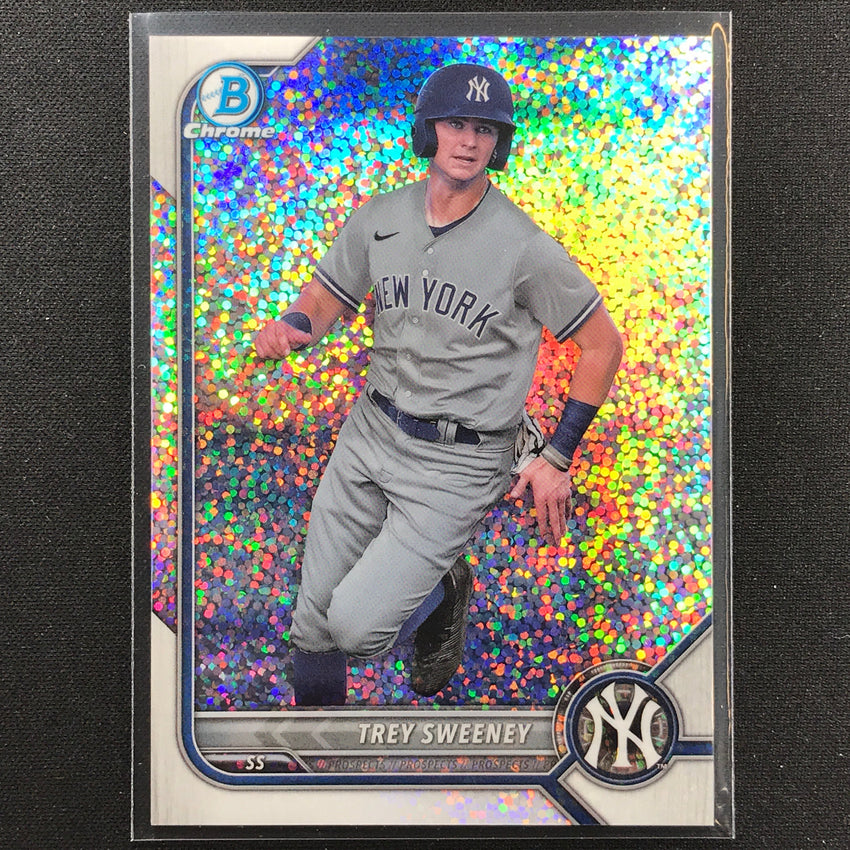 2022 Bowman Chrome Trey Sweeney Bowman Prospect Speckle Refractor /299