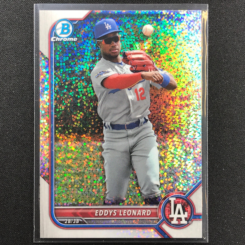 2022 Bowman Chrome Eddys Leonard Bowman Prospect Speckle Refractor /299