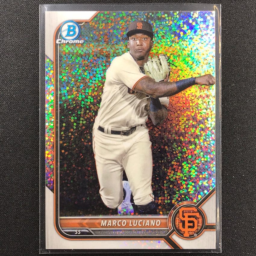 2022 Bowman Chrome Marco Luciano Bowman Prospect Speckle Refractor /299