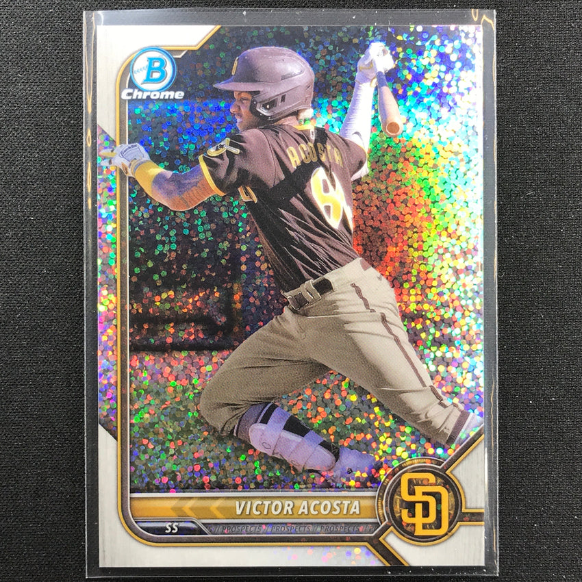 2022 Bowman Chrome Victor Acosta Bowman Prospect Speckle Refractor /299