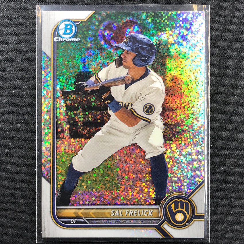 2022 Bowman Chrome Sal Frelick Bowman Prospect Speckle Refractor /299