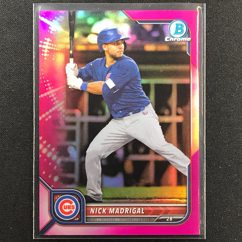 2022 Bowman Chrome Nick Madrigal Fuchsia Refractor /299