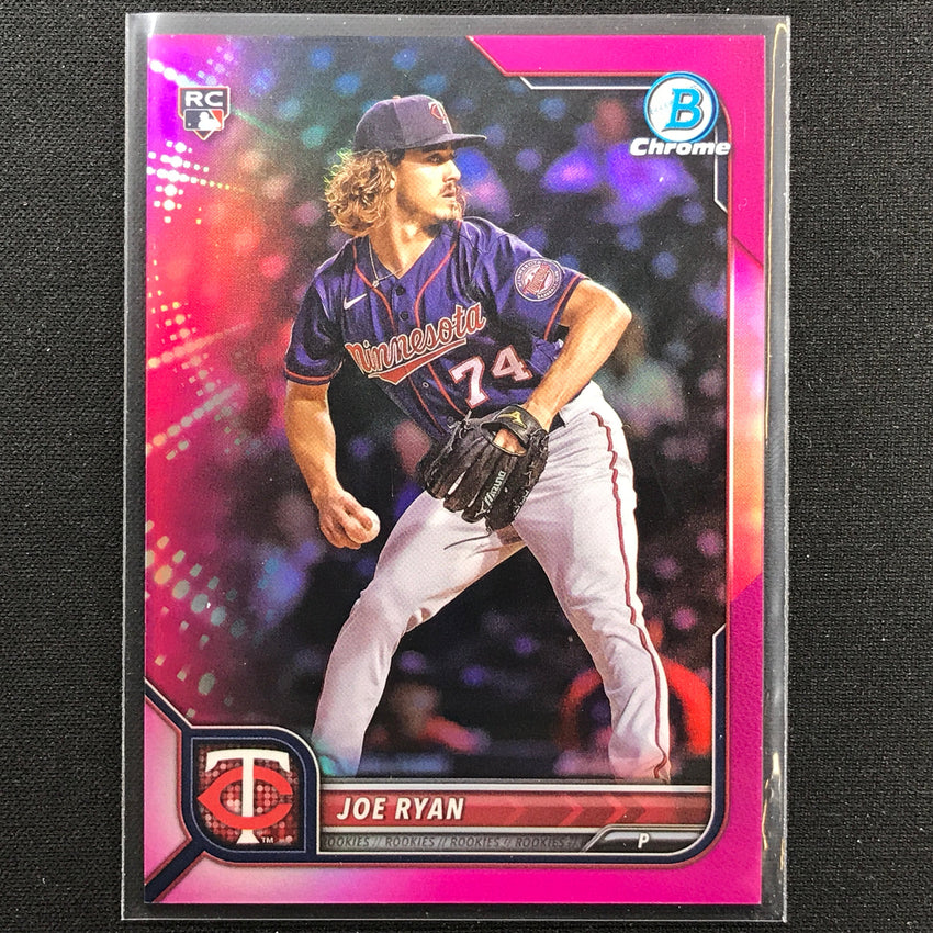 2022 Bowman Chrome Joe Ryan Rookie Fuchsia Refractor /299