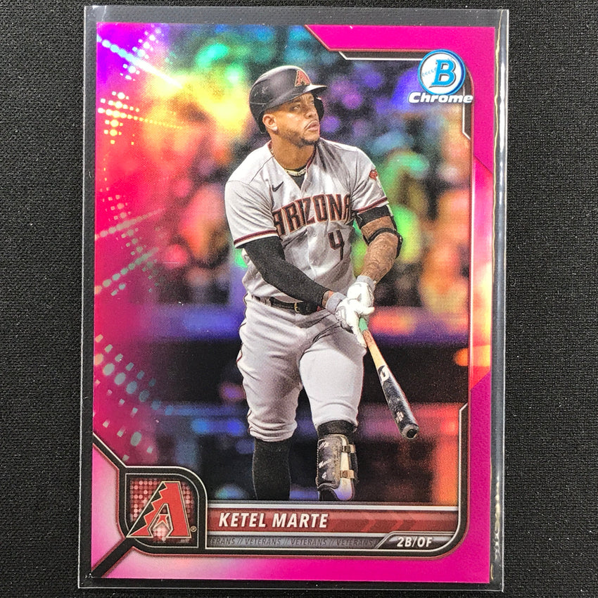 2022 Bowman Chrome Ketel Marte Fuchsia Refractor /299