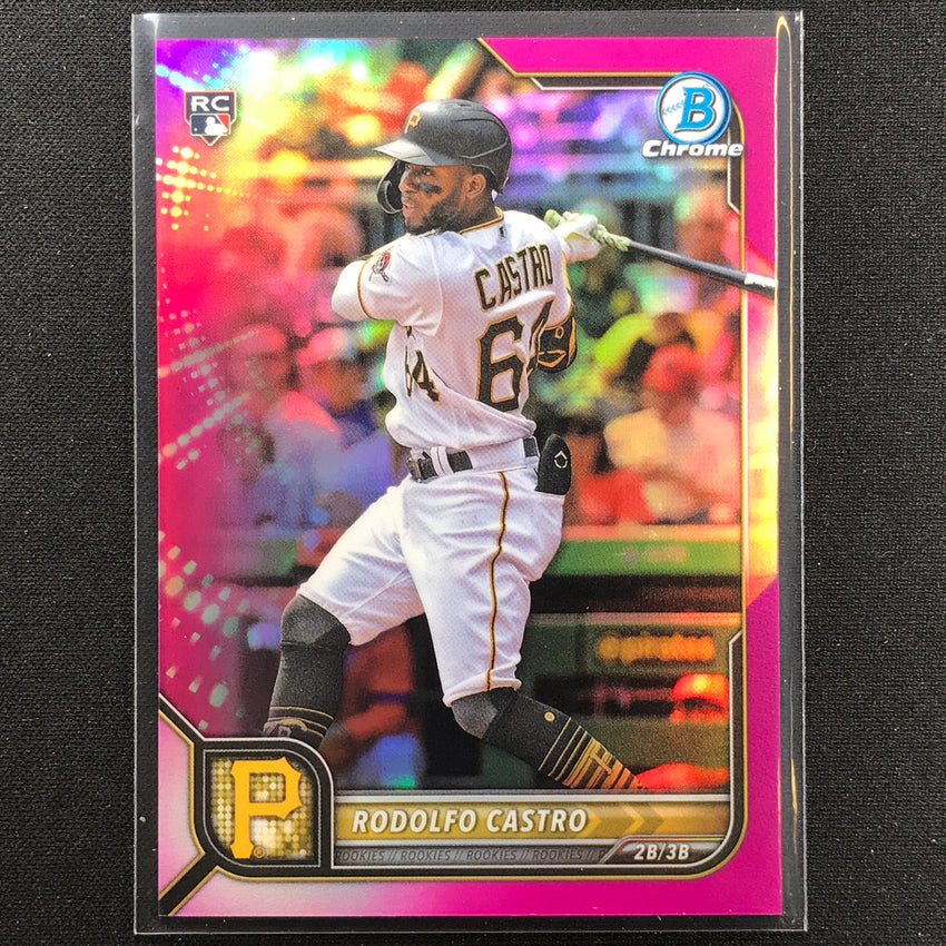 2022 Bowman Chrome Rodolfo Castro Rookie Fuchsia Refractor /299