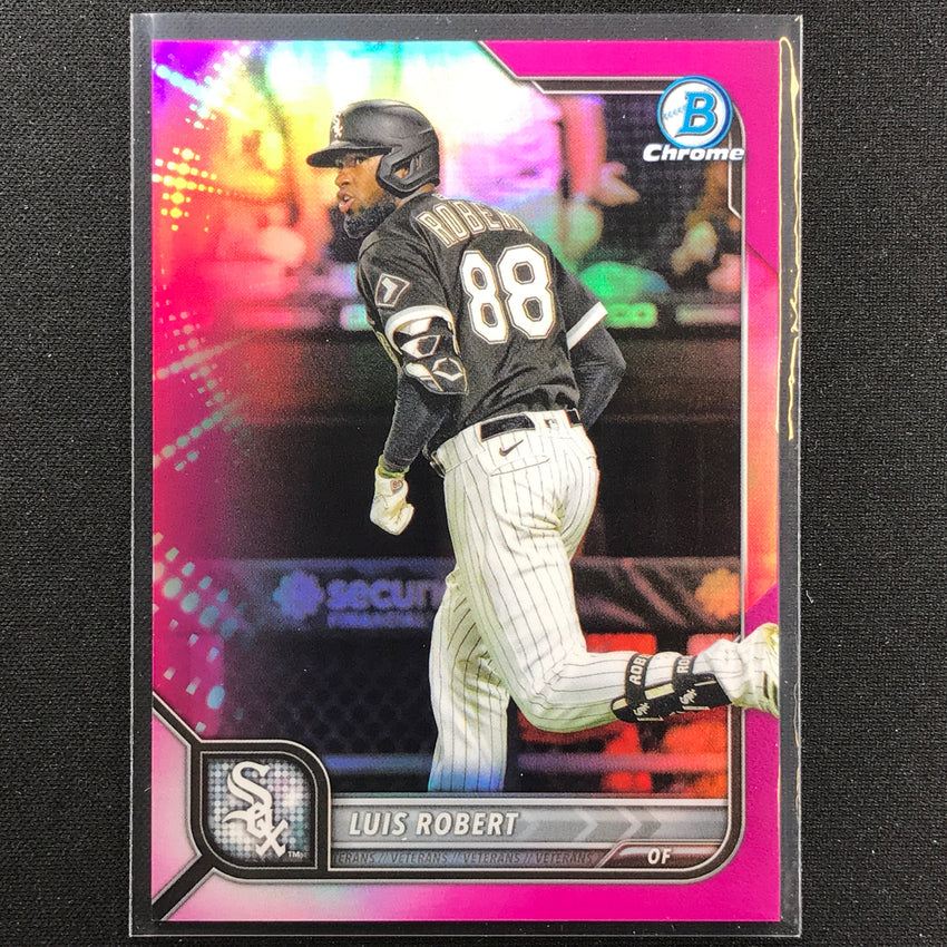 2022 Bowman Chrome Luis Robert Fuchsia Refractor /299