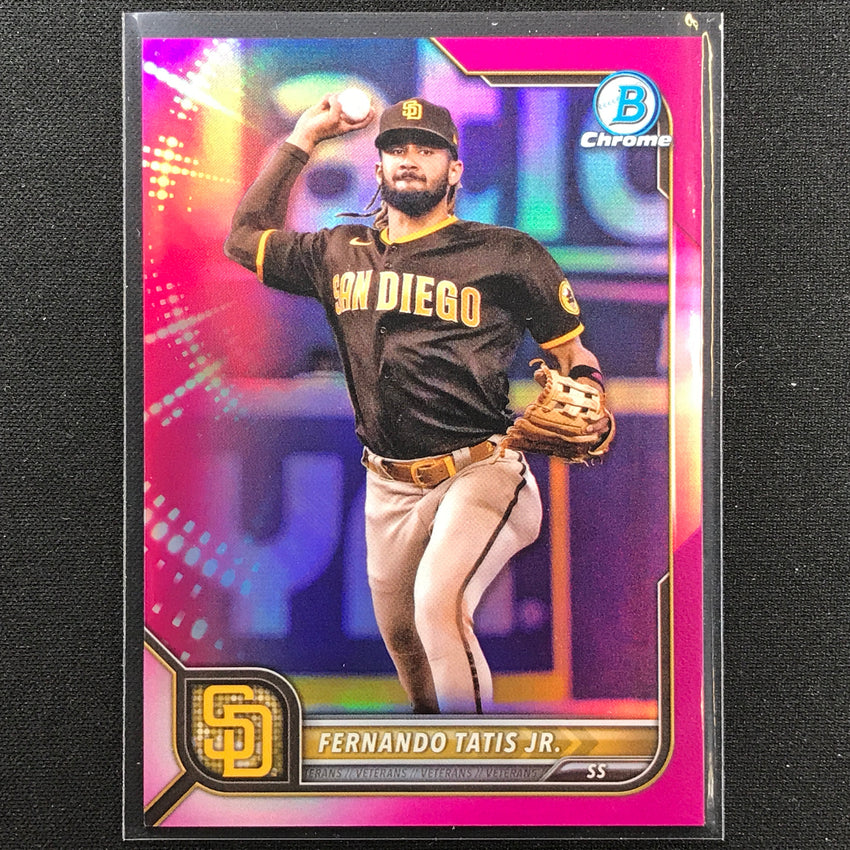 2022 Bowman Chrome Fernando Tatis Jr. Fuchsia Refractor /299