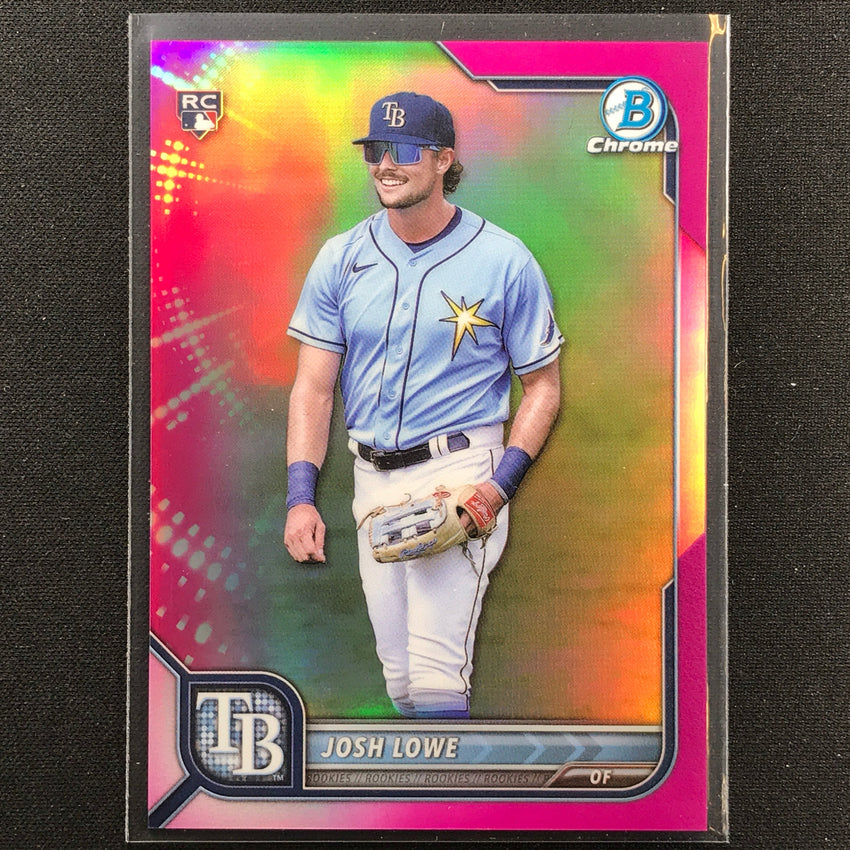 2022 Bowman Chrome Josh Lowe Rookie Fuchsia Refractor /299