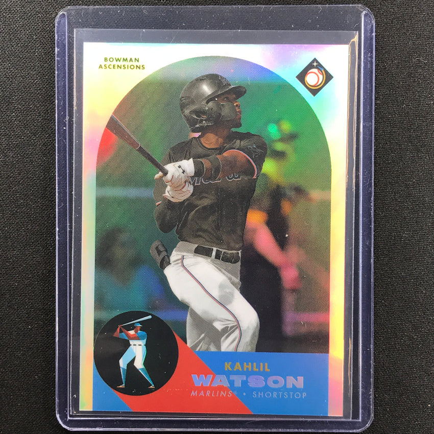 2022 Bowman Chrome KHALIL WATSON Ascensions X Invisible Creature SP #4