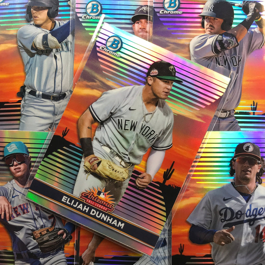2022 Bowman Chrome HUNTER BISHOP 2021 AFL Fall Stars Refractor #18