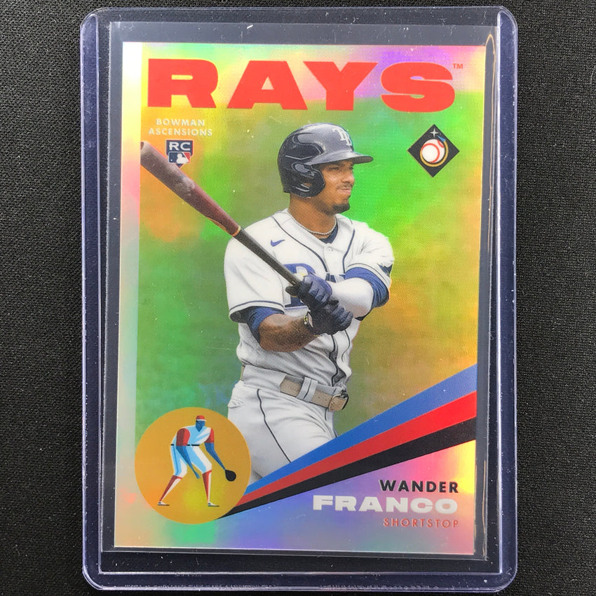 2022 Bowman Chrome WANDER FRANCO Rookie Ascensions X Invisible Creature SP #5
