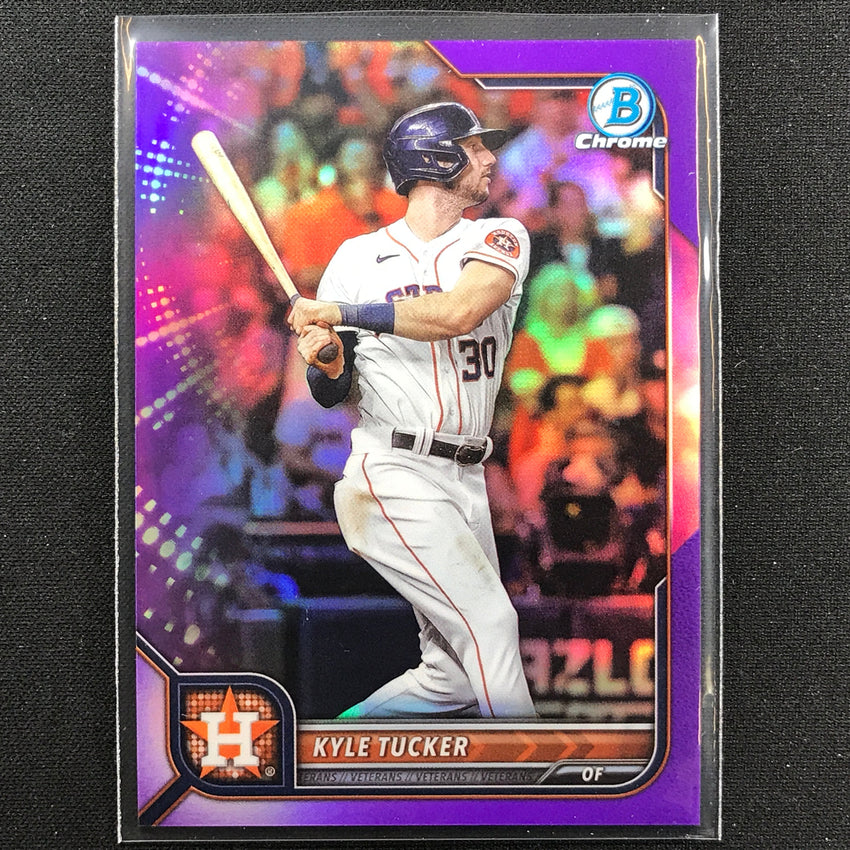 2022 Bowman Chrome Kyle Tucker Purple Refractor /250