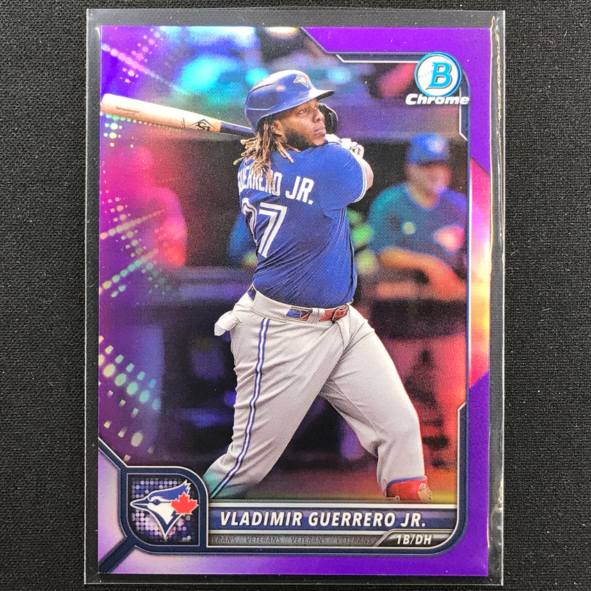 2022 Bowman Chrome Vladimir Guerrero Jr. Purple Refractor /250