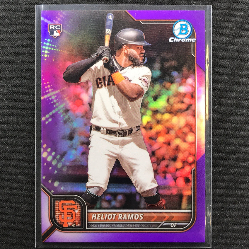 2022 Bowman Chrome Heliot Ramos Rookie Purple Refractor /250