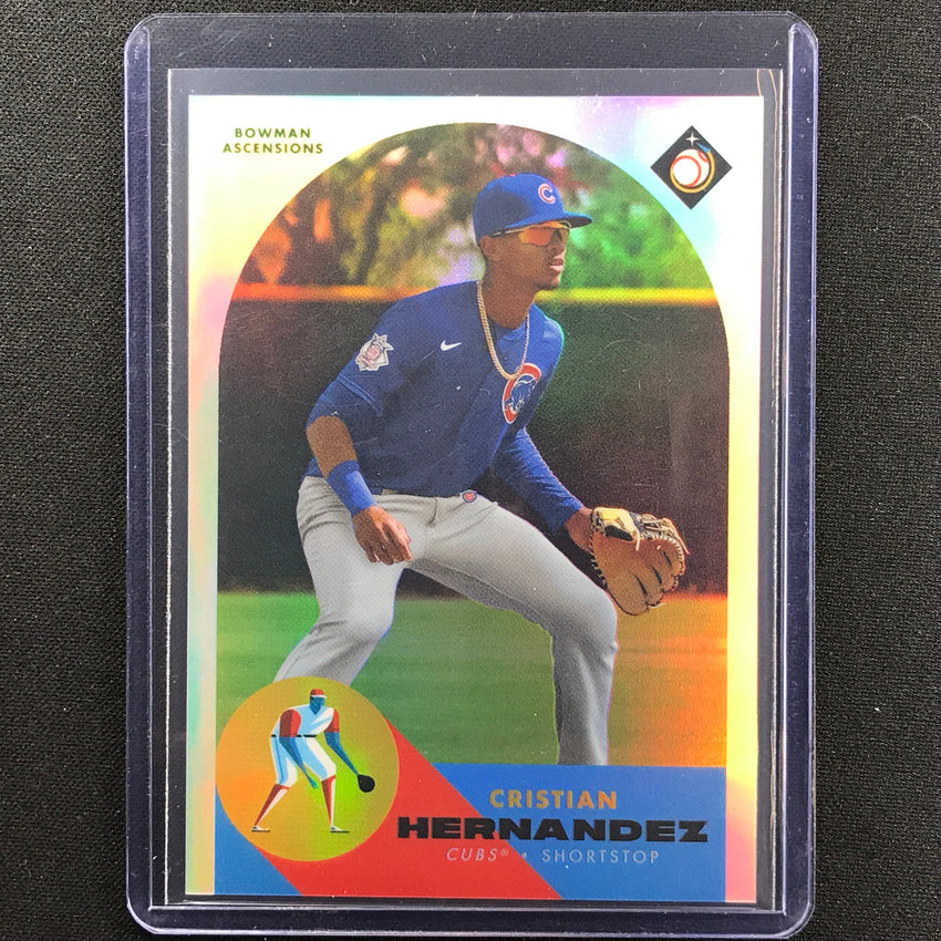 2022 Bowman Chrome CRISTIAN HERNANDEZ Ascensions X Invisible Creature SP #15