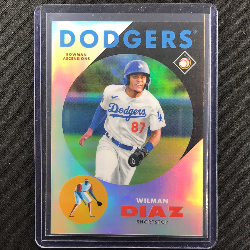 2022 Bowman Chrome WILMAN DIAZ Ascensions X Invisible Creature SP #21