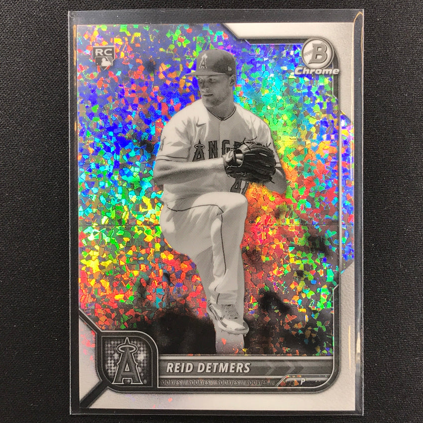 2022 Bowman Chrome Reid Detmers Rookie Bandw Mini-diamond Refractor /199