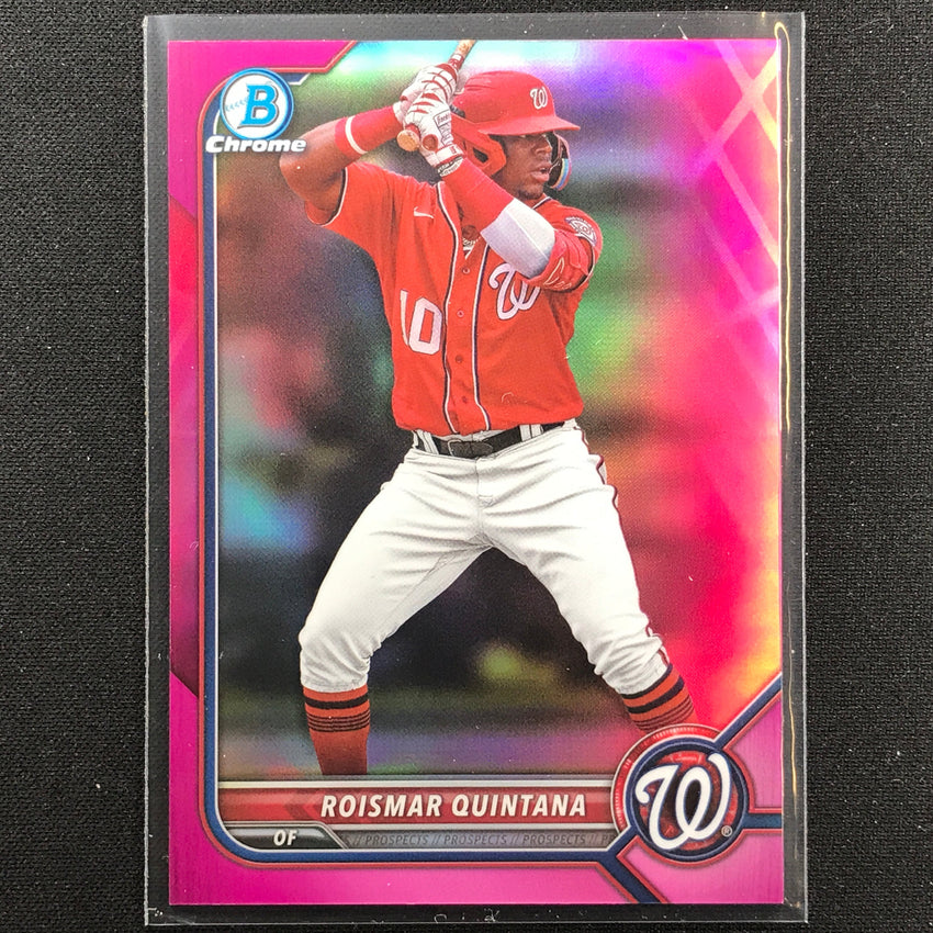 2022 Bowman Chrome Roismar Quintana Bowman Prospect Fuchsia/pink Vapor /199