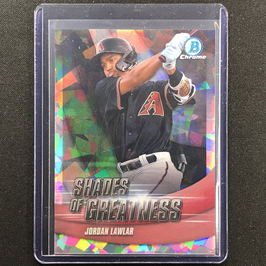 2022 Bowman Chrome Jordan Lawlar Shades Of Greatness Atomic 140/150