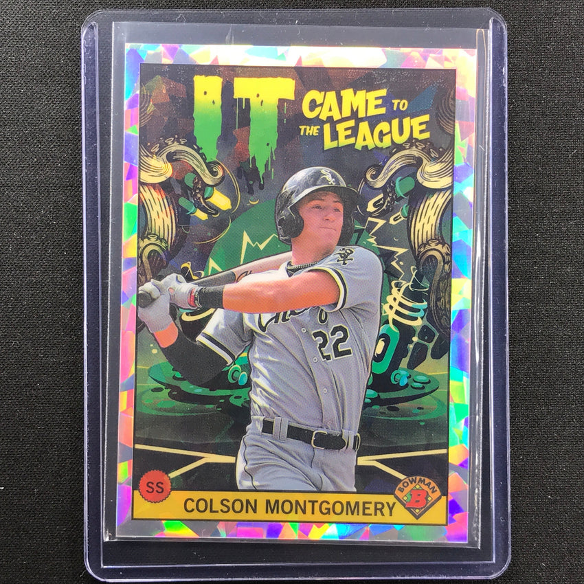 2022 Bowman Chrome Colson Montgomery It Came To The League Atomic 88/150