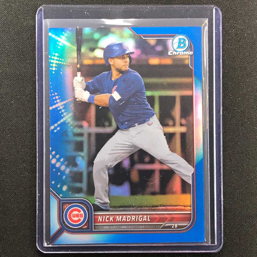2022 Bowman Chrome Nick Madrigal Blue Refractor 26/150