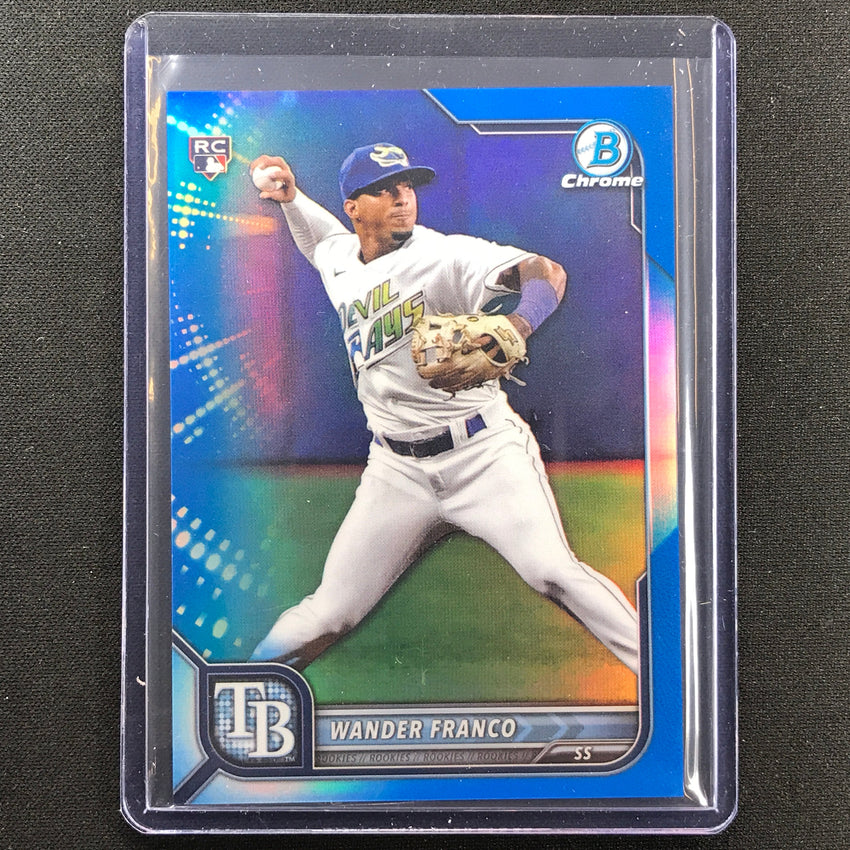 2022 Bowman Chrome Wander Franco Rookie Blue Refractor 67/150
