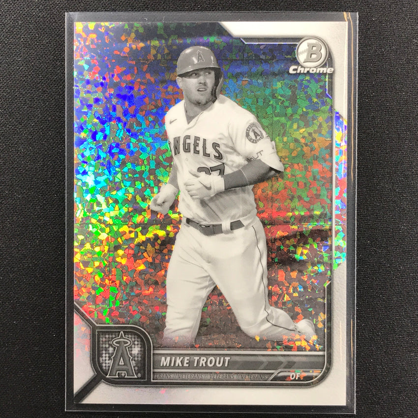 2022 Bowman Chrome Mike Trout Bandw Mini-diamond Refractor /199