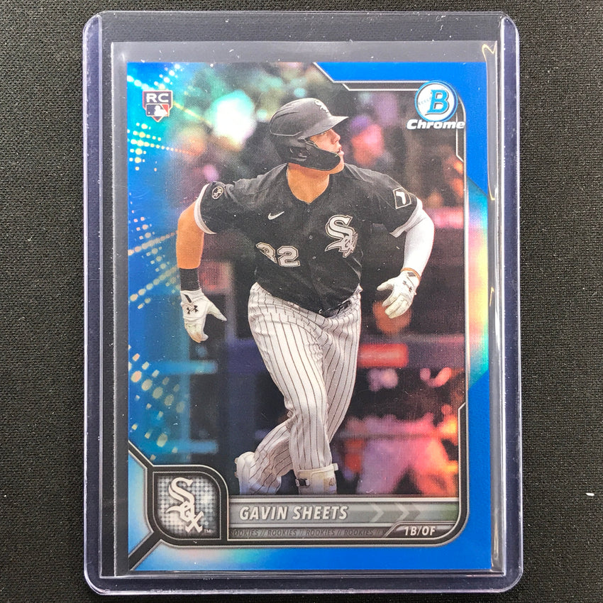 2022 Bowman Chrome Gavin Sheets Rookie Blue Refractor 71/150